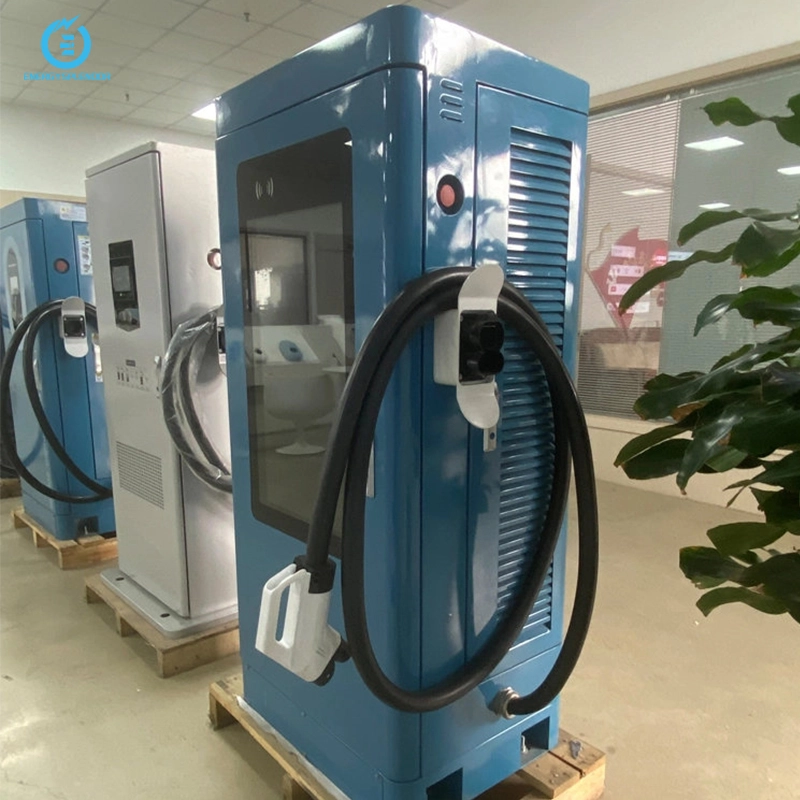 Multiple EV charging station design concepts with compact structure and smart interfaces